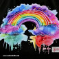 Preview: Bügelbild Regenbogen